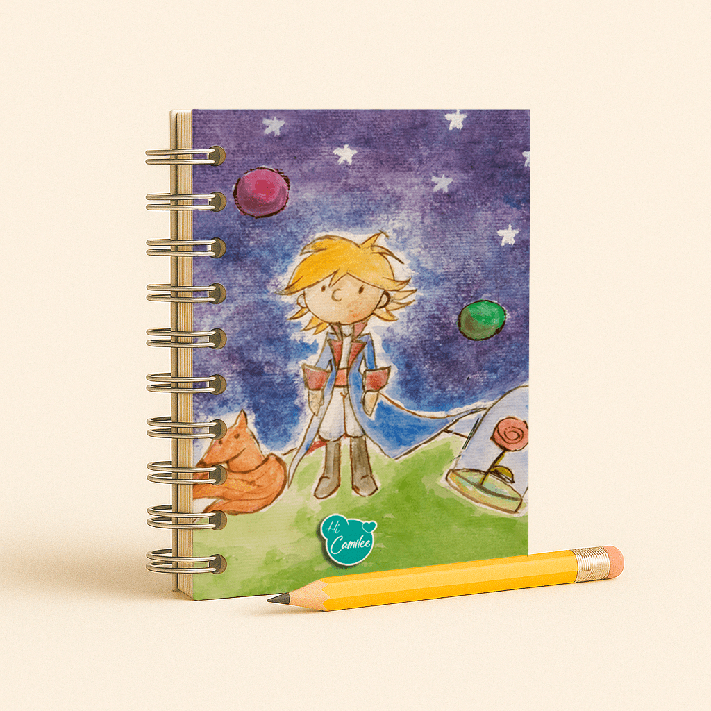 Libreta Principito en Acuarela - Imagen 2